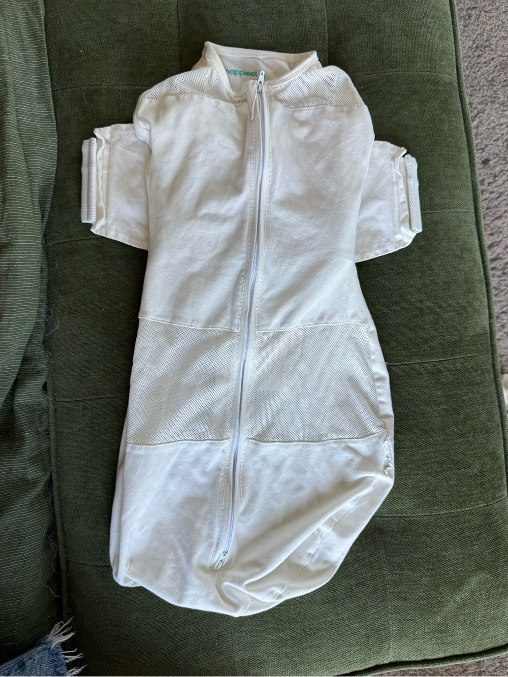 Happiest Baby SNOO Sack Swaddle Medium 12-18 lb White